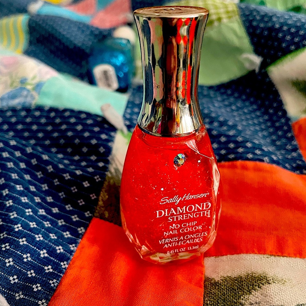 A brand new nail color never opened